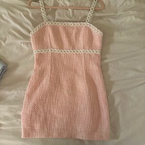 AVEC LES FILLES 
Elegant Pink Sleeveless Dress